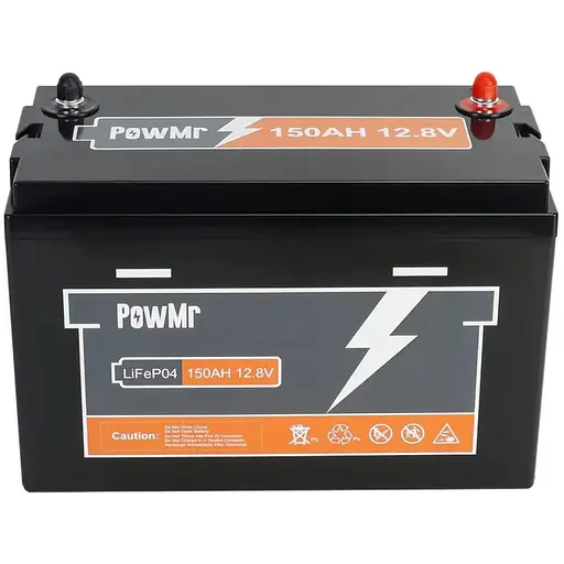 Акумулятор LiFePO4 150Ah — PowMr POW-150AH-12.8V 12.8V 6000 циклів - фото 1