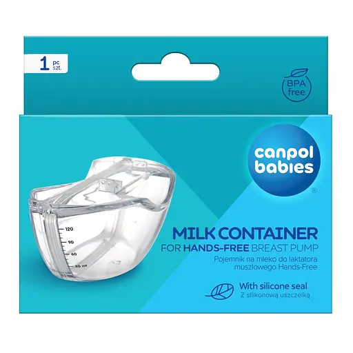 Контейнер для сбора молока Canpol babies к молокоотсосу Свободные руки (20/104) - фото 5