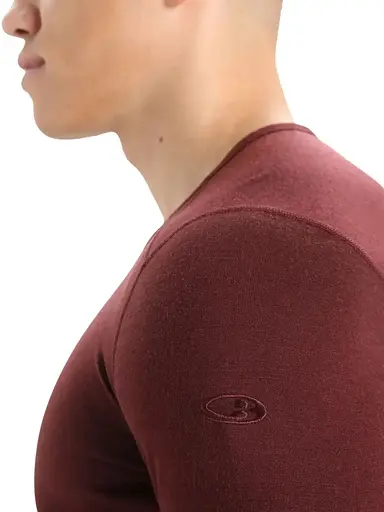 Термокофта Icebreaker 200 Oasis LS Crewe Men Brick Red XL (1052-104 365 064 XL) - фото 5