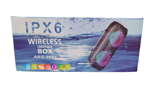 Портативна Bluetooth колонка ABS-2661 з підсвічуванням - фото 4
