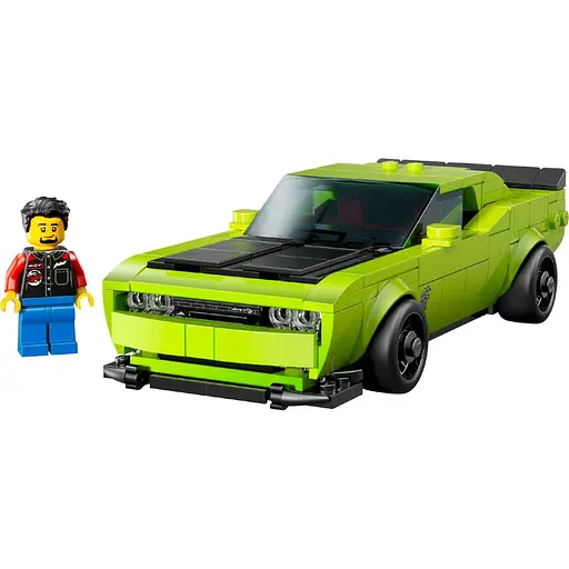 ККонструктор LEGO Speed Champions Спортивный автомобиль Dodge Challenger SRT Hellcat 390 деталей (77237) - фото 5