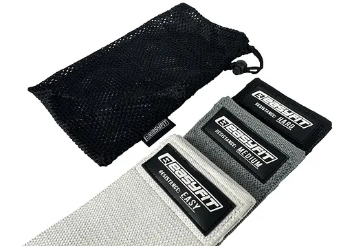 Набір гумок для фітнесу EasyFit тканинних 3 шт. (EF-1820) - фото 5