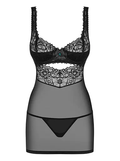 Комплект Obsessive 867-CHE-1 L/XL чорний - фото 5