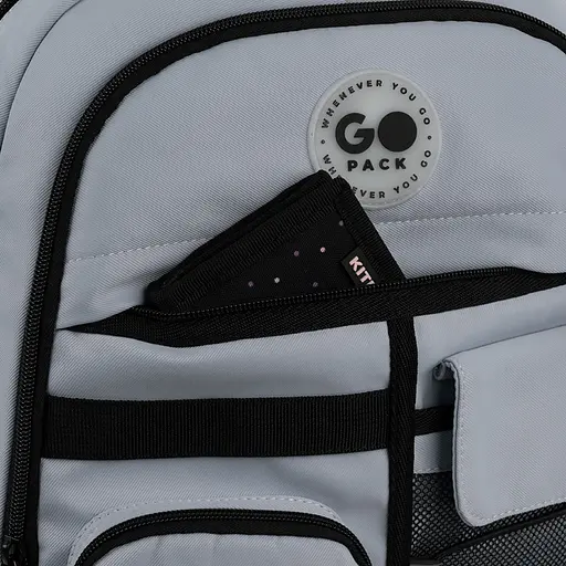 Рюкзак GoPack Education Teens 184 серый Серый (GO26-184L-2) - фото 10