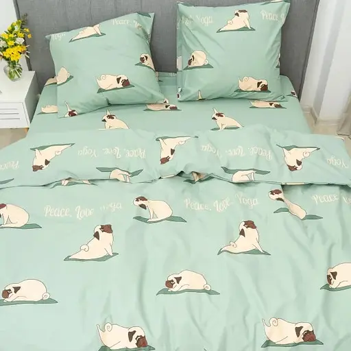 Комплект постільної білизни Viluta євро ранфорс 24274 100% бавовна - фото 3