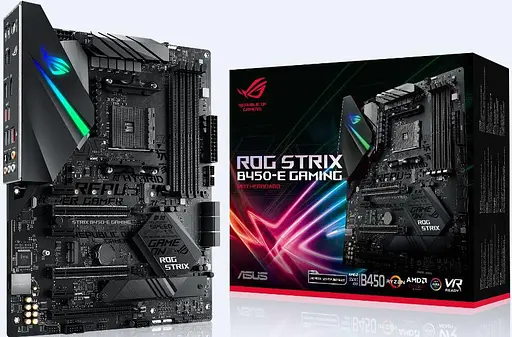 Материнская плата ASUS ROG STRIX B450-E Gaming (ROG Strix B450-E Gaming) (Socket AM4, AMD B450, ATX) Б/у - фото 5