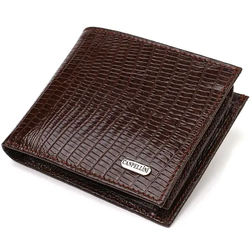 Мужской кожаный кошелек Canpellini 11х9.5х2 см acs0025671 - фото 1