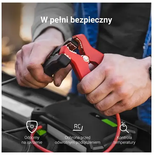 Пуско-зарядное устройство стартер Green Cell Powerbank PowerBoost 2000 А 60 W - фото 8