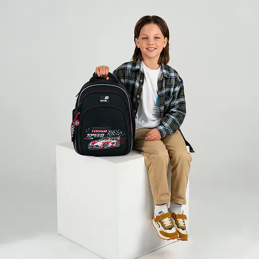 Рюкзак Kite Education 763S Speed Racer Чорний (K26-763S-2) - фото 18