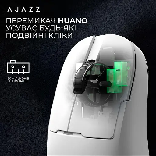 Миша Ajazz AJ159P MC White Charging Dock (AJ159P-MC-W) - фото 9