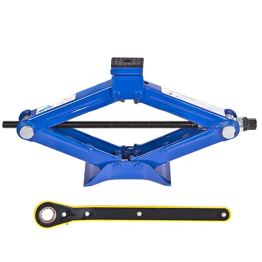 Домкрат гвинтовий Vitol ромбовидний з тріскачкою 1 т 350 мм 2.2 кг (DB-T10103A) - фото 2