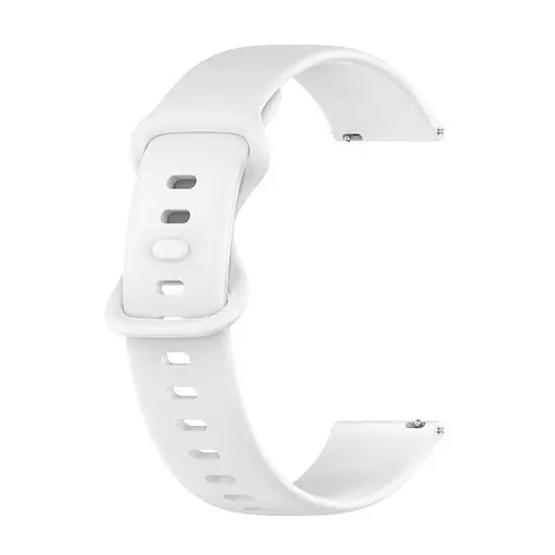 Браслет силіконовий 20мм Samsung Galaxy Watch 3 41mm - білий Wtch (WB413234) - фото 2