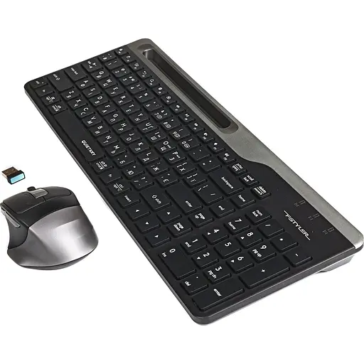 Комплект (клавіатура + миша) A4Tech Fstyler FB2535CS Smoky Grey [138919] - фото 6