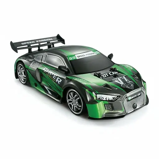 Радиоуправляемая машина YD 898 MT 1830-01, Масштаб 1:14, Противоударная, подсветка, Акум. 7.4V, Пульт 2.4GHz, Зеленая