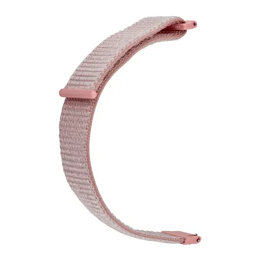 Ремінець Nylon 20 мм Watch Active/Galaxy S4 42 мм/Gear S2/Xiaomi Amazfit Рожевий - фото 2