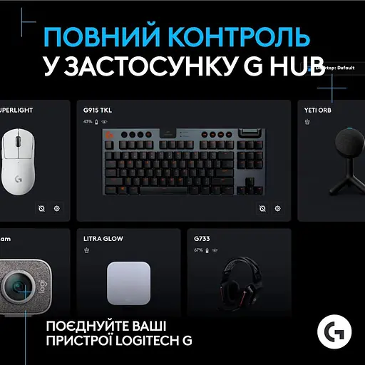 Мікрофон Logitech G Yeti Orb RGB Black (988-000551) - фото 8