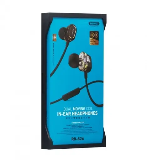 Вакуумні Bluetooth навушники‑гарнітура Remax RB‑S26 Чорні - фото 6