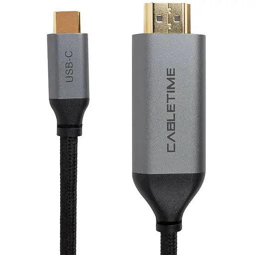 Кабель Cabletime USB-C – HDMI, 4K, Ultra HD, V2.0, 1.8м