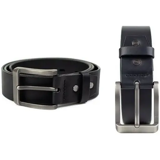 Кожаный ремень The Wings 40 мм черный - фото 2