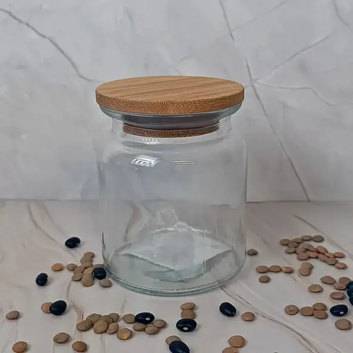 Емкость стеклянная для специй Vittora с деревянной крышкой 250 мл VT-9025 (142651) - фото 2