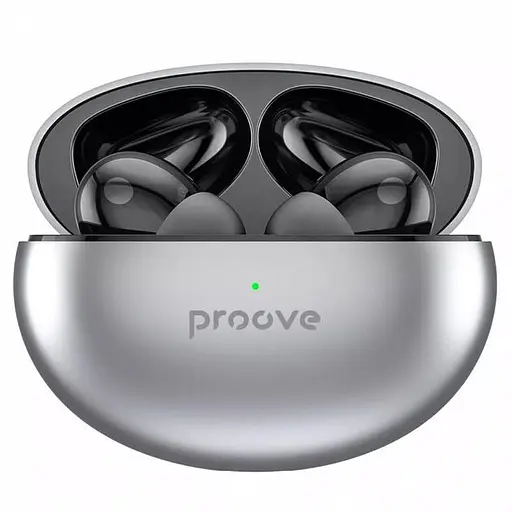 Бездротові навушники Proove Thunder Buds TWS, IPX4, ANC, BT5.3, 40mAh, 300mAh, 4h, grey UA UCRF - фото 4