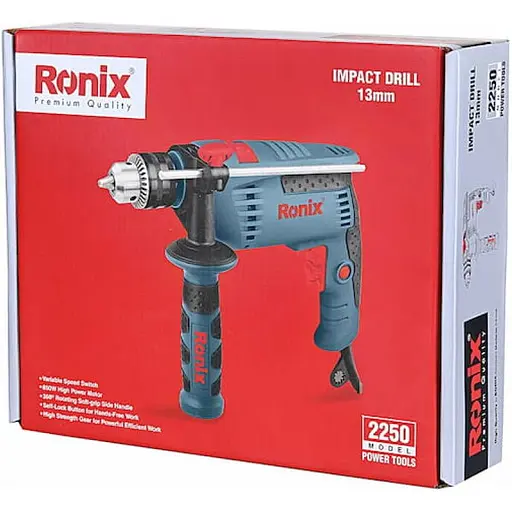 Дрель ударная Ronix 2250 (119928) - фото 7