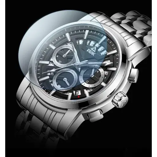 Мужские наручные часы Peak X Social (Серебристые) - фото 4