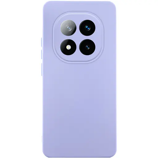 Чехол Lakshmi Silicone Cover Full Camera AAA для Xiaomi Redmi Note 14 Pro 4G Сиреневый/Dasheen