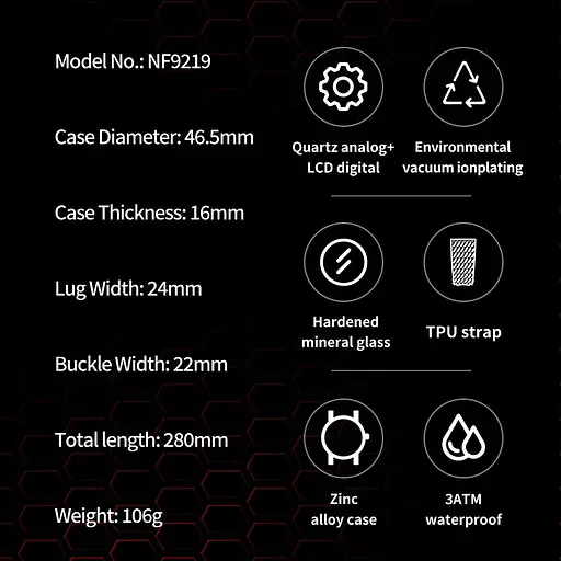 Годинник Naviforce Set Box подарочный набор, 2 ремешка - фото 16