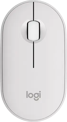 Мышь беспроводная Logitech Pebble Mouse 2 M350s White (910-007013)