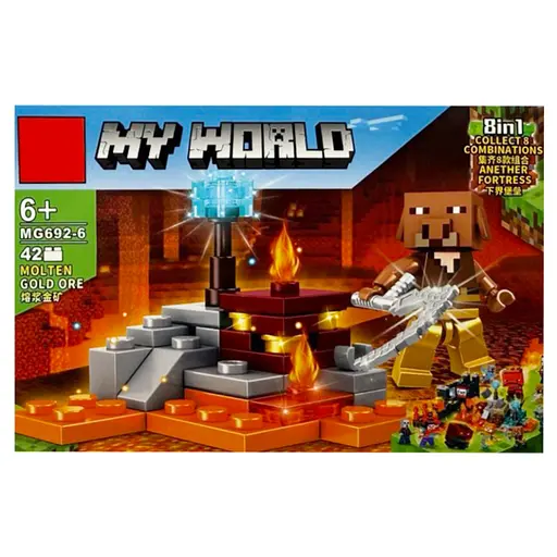 Детский конструктор "Minecraft" MG692-6, 42 детали