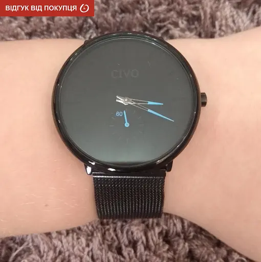 Годинник Civo Tower Black - фото 13