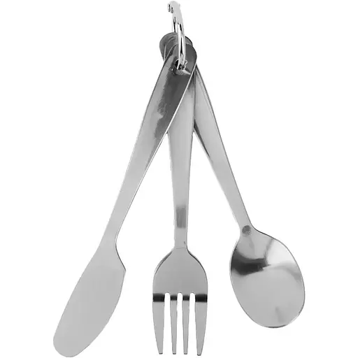 Столові прилади Coghlans CHL.9166 Stainless Steel Cutlery Set - фото 2