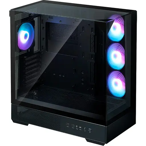 Корпус Zalman P40 Prism Plus ARGB без блока питания, черный (P40PRISMPLUSBLACK) - фото 2