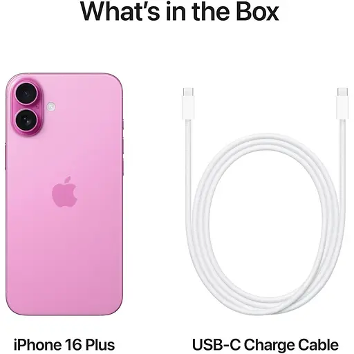 Смартфон Apple iPhone 16 Plus 512GB Pink (MY253) [114845] - фото 8