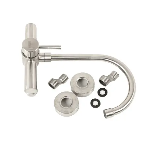 Змішувач для кухні Platinum настінний KT 13(3008C) нержавіюча сталь - фото 2