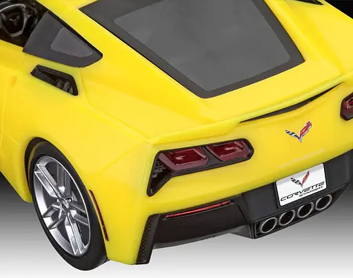 Конструктор Revell автомобіль 2014 Corvette Stingray 1:25 жовтий 07449 - фото 3