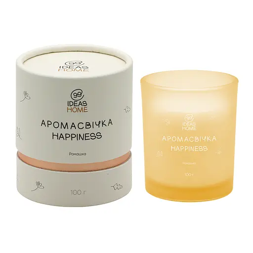 Аромасвечка 99IDEAS HAPPINESS - Ромашка, 100 г