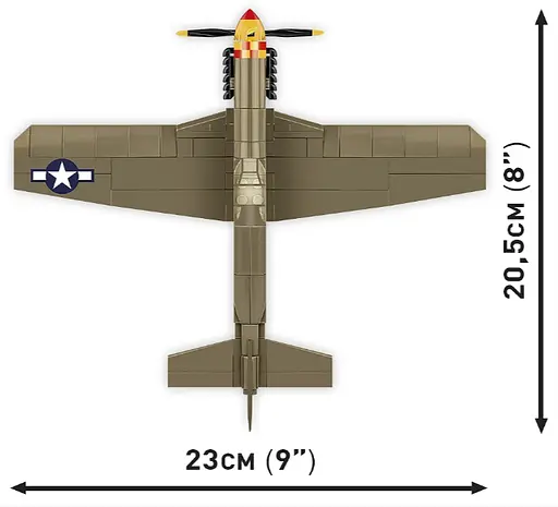 Конструктор дитячий літак Mustang P-51B COBI 5869 - фото 6