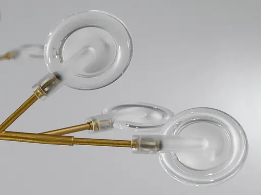 Уникальная новинка подвесная люстра "Светлячок", 45 ламп - фото 4