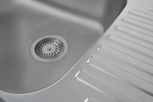 Кухонная мойка из нержавеющей стали Valeso сатин 6349 (0,8/180 мм), Satin - фото 5