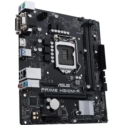 Материнская плата ASUS PRIME H510M-R R2.0-SI (PRIME H510M-R R2.0-SI) (Socket 1200, Intel H510, Micro-ATX) - фото 2