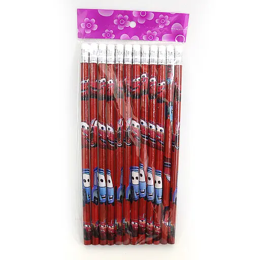 Карандаш CR, HB, с ластиком, 2.0 мм, 12 шт.