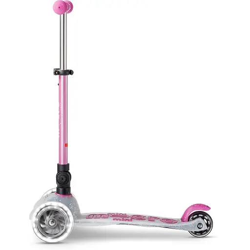 Самокат Micro Mini Deluxe Foldable Orion Glow LED Рожевий (MMD373) - фото 3