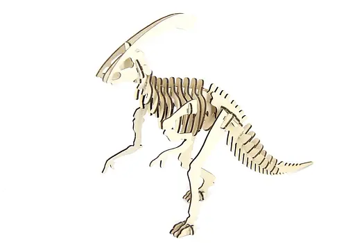 Дерев'яний конструктор "Паразауролоф" 35 деталей - фото 4