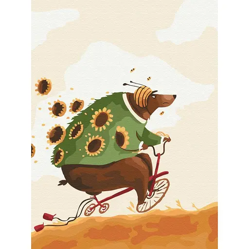 Картина по номерам Медвежьи приключения Yana Kozak Brushme 30х40 см разноцветная 000277875