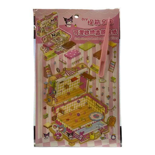 Набір 3D наліпок 2в1 румбокс Куромі різні кольори (25-CH154)