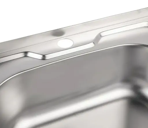 Кухонная мойка Brinex 5050 0.6 мм, врезная BRIN5050SAT06 - фото 5