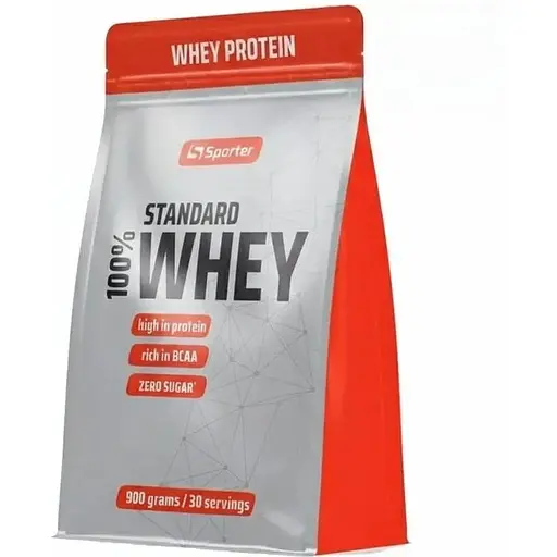 Сывороточный протеин Sporter 100% Standard Whey 900 г Соленая карамель - фото 1
