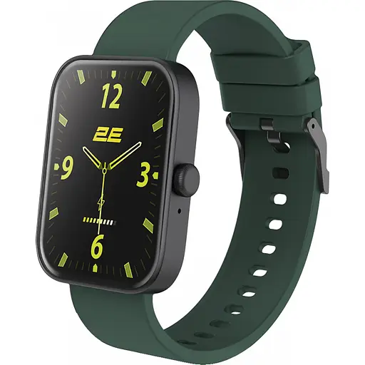 Смарт-годинник 2E Alpha SQ Music Edition 46mm Black-Green (2E-CWW40BKGN) - фото 8